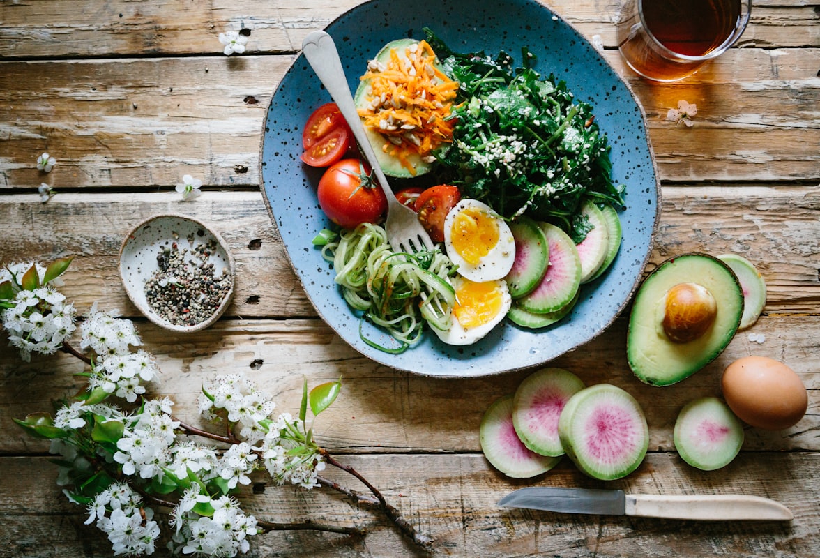 Family dining with nutritious homemade meals